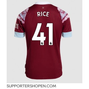 West Ham United Declan Rice #41 Hemma Matchtröja 2022-23 Kortärmad